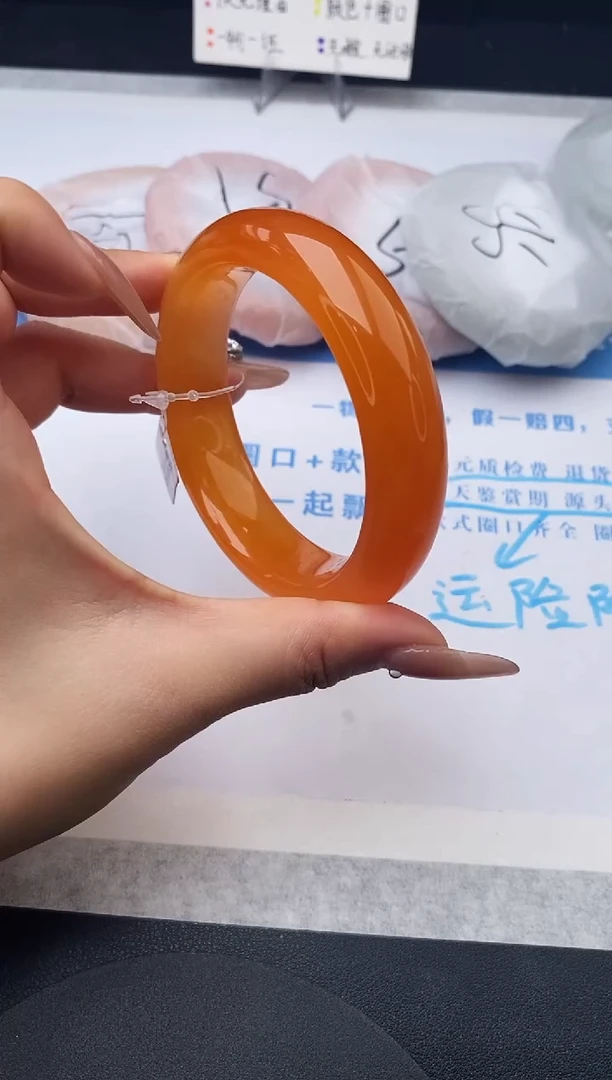 未镶嵌手镯石英质玉w44-HHB58+