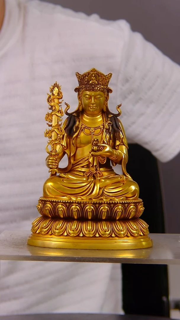 瓷片用****8 山水紫铜鎏 金造像结缘1111