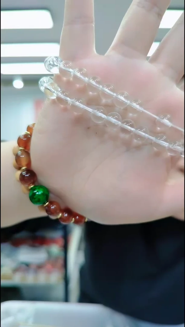 【闪购商品】水晶颈饰合金1961 白水晶手串