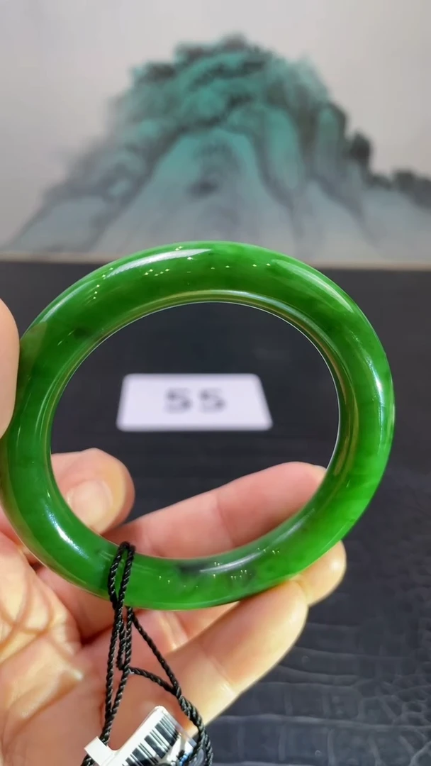 未镶嵌手镯和田玉（碧玉）L***s55