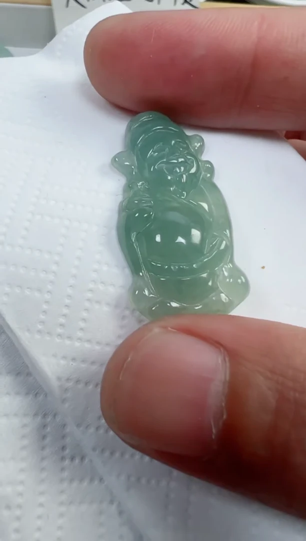 裸石翡翠408号，A货翡翠