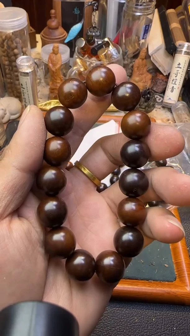 【闪购商品】枣木手串/手链雷击枣木黑金单圈15mm