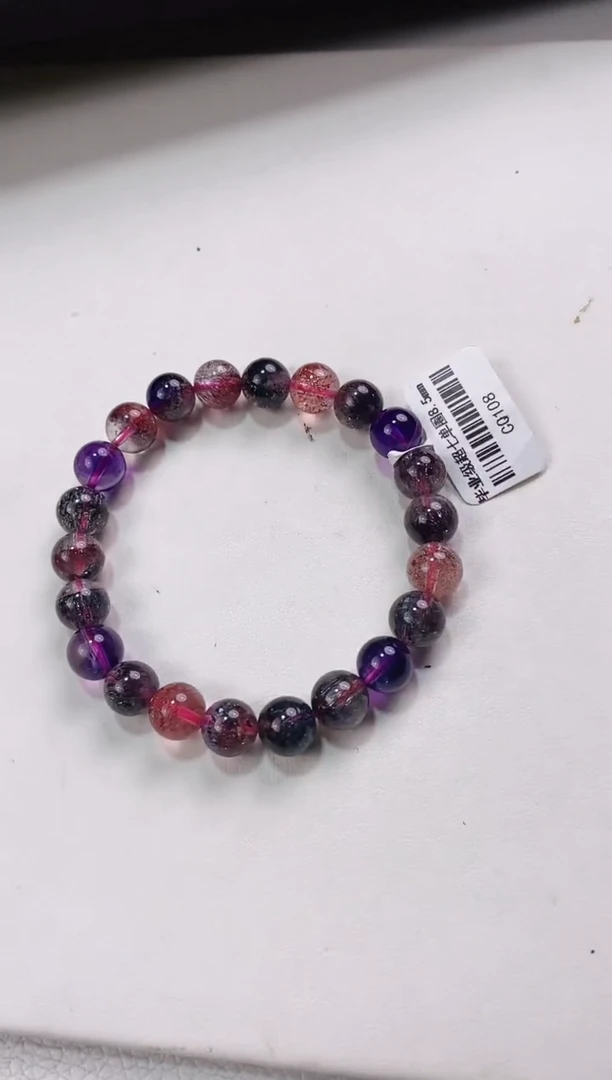【闪购商品】水晶超七单圈8.5*未镶嵌多人多样性发其一