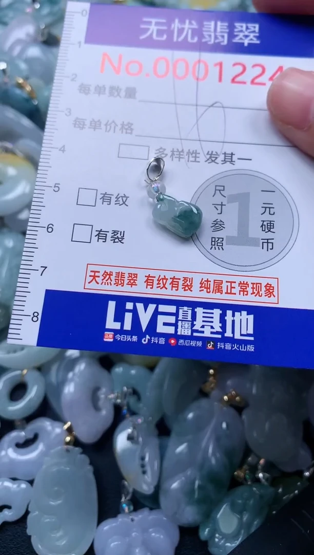 颈饰未镶嵌翡翠1224