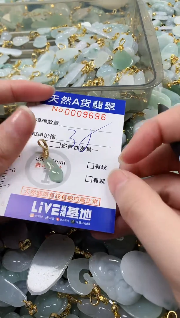 颈饰未镶嵌翡翠纯天然a货翡翠