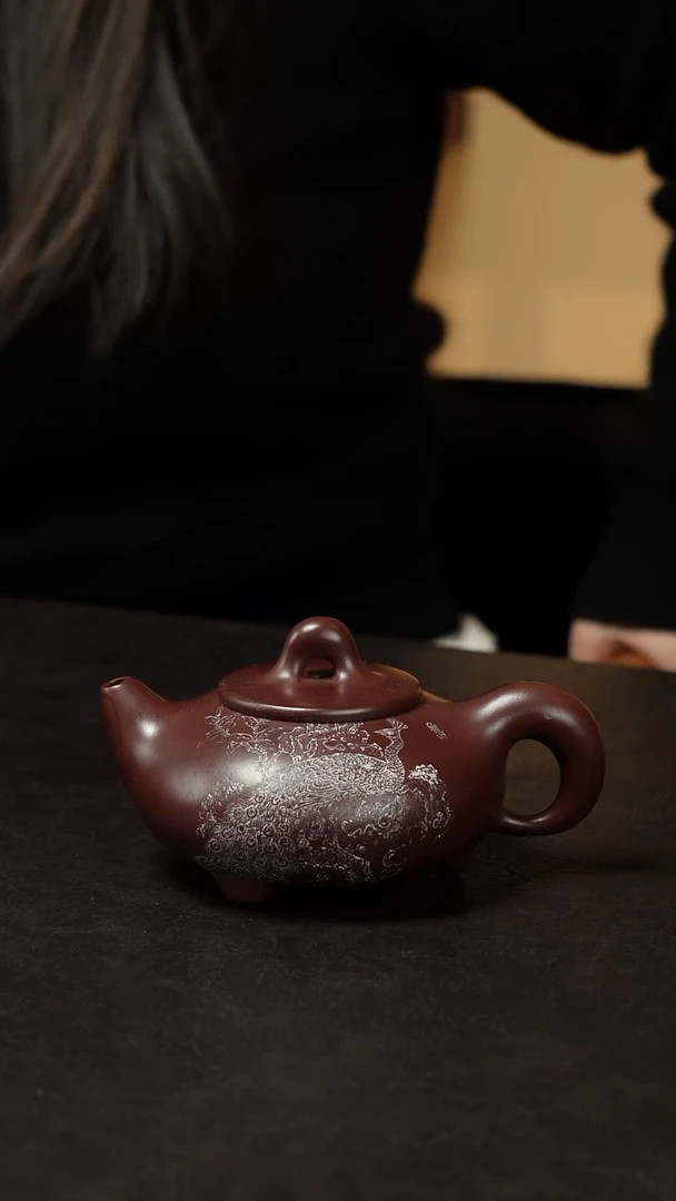 茶壶紫砂道洪石瓢紫泥紫砂壶