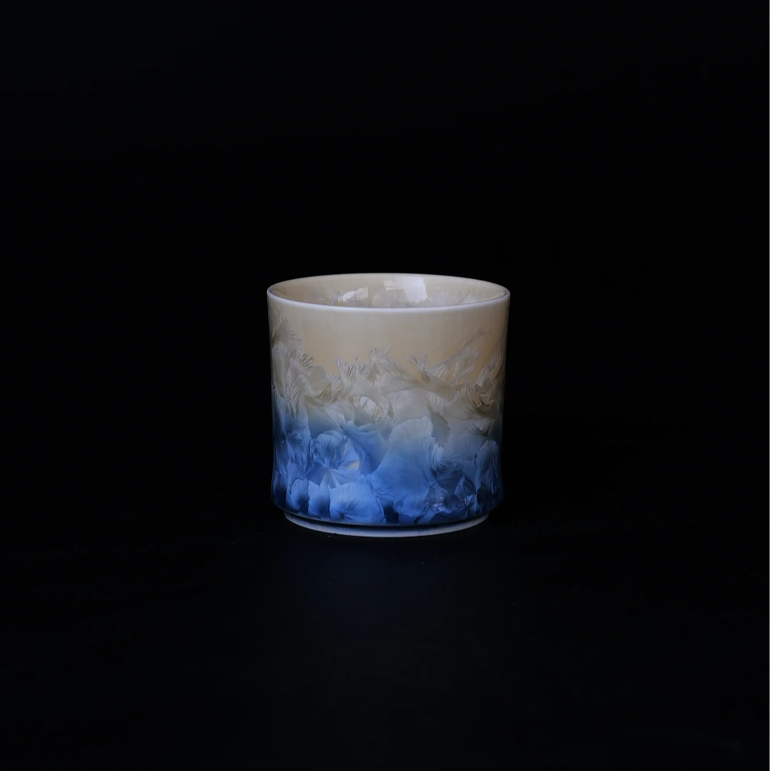 Sanmu三木《蓝岳幻彩茶杯》 茶具 结晶釉 #87