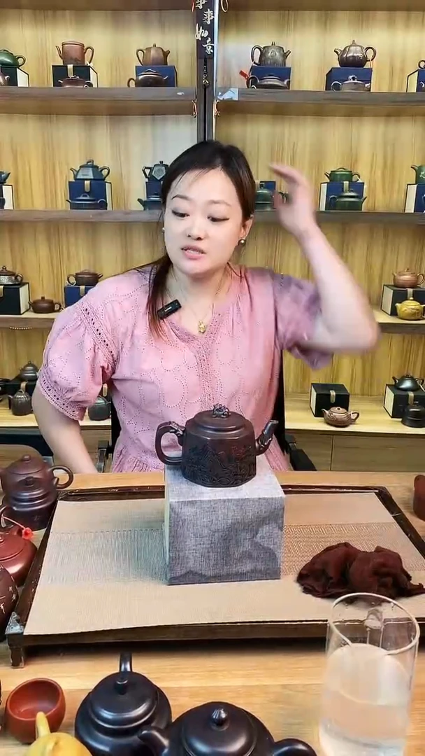 茶壶紫砂观山八方瑞兽【雪】