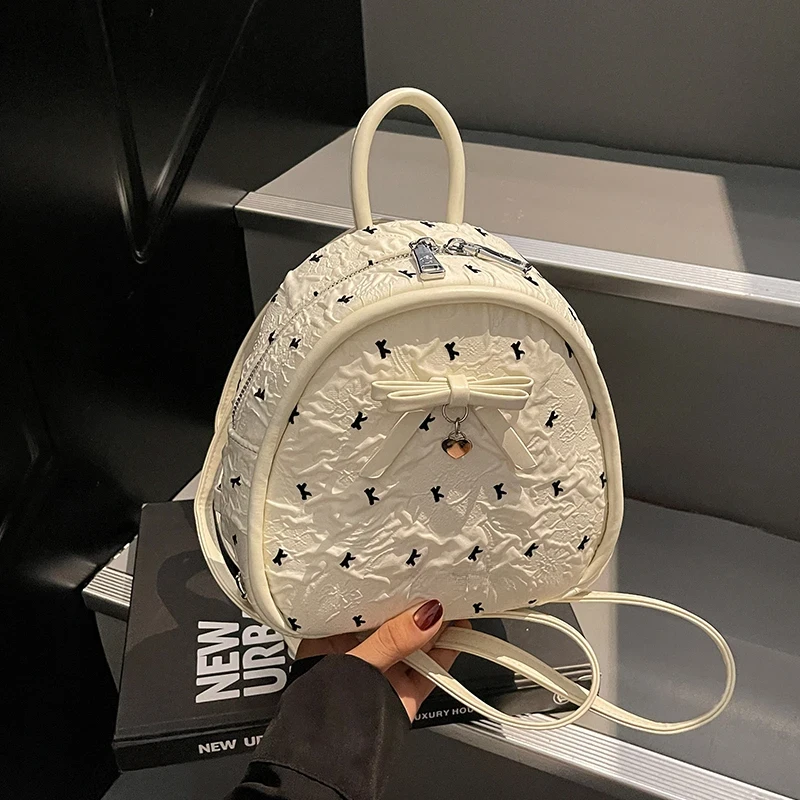 新款女包2025新款潮流洋气蝴蝶结百搭甜美时尚ins简约手提双肩包