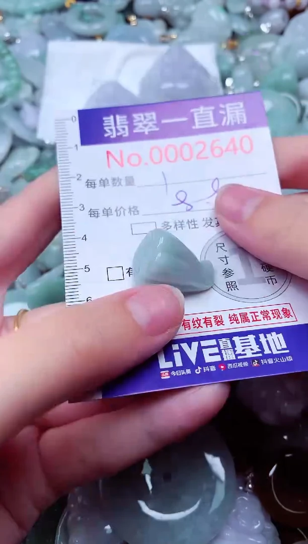 吊坠(不含链)未镶嵌翡翠2640