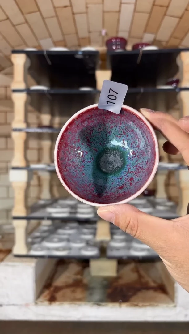 摆件精品窑变钧瓷茶器