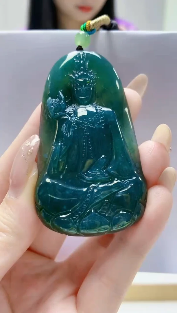 未镶嵌定制翡翠4812jw-毛货挂件23