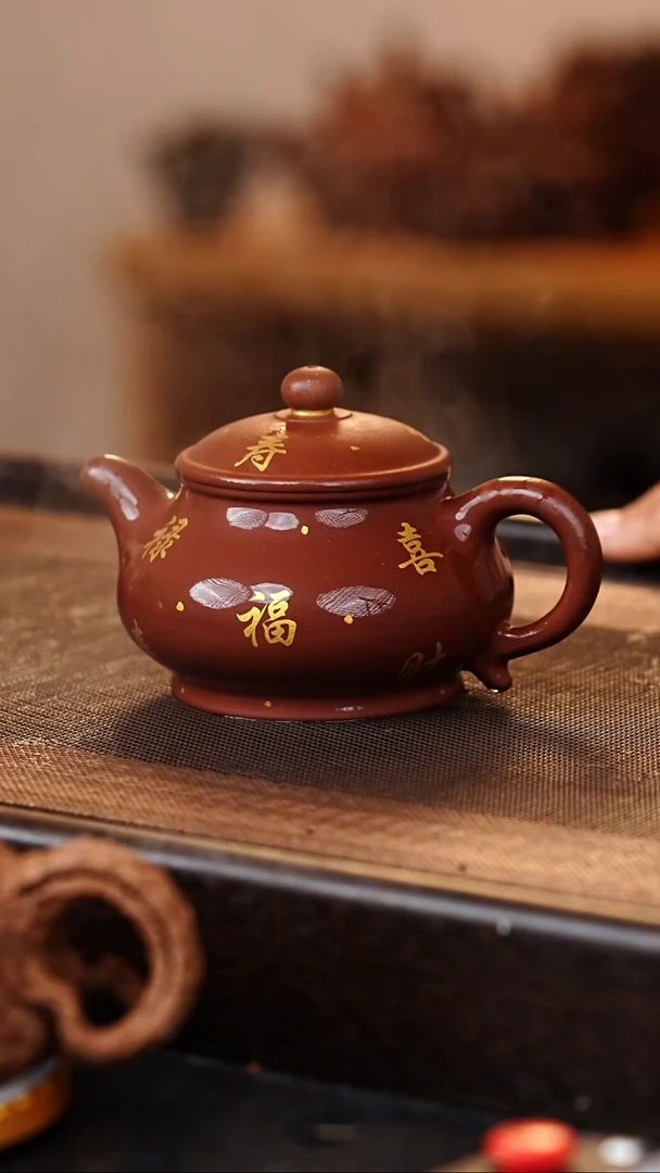 茶杯紫砂原矿紫砂壶1
