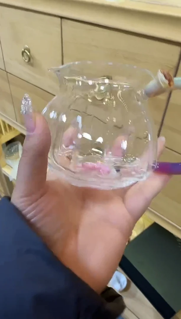 【闪购商品】粉玉唐韵莲君公道杯