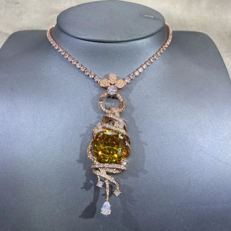 【落日熔金 流光照人】黄吊坠BDJJ107