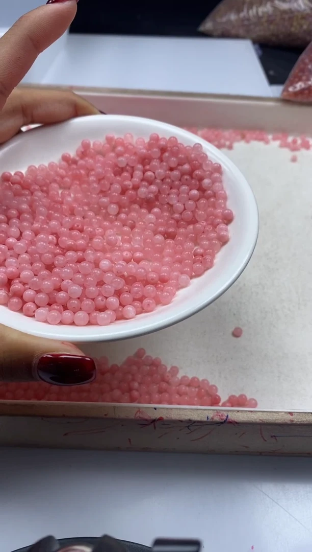 【闪购商品】玛瑙/玉髓颈饰未镶嵌w2152樱花粉4mm*100颗