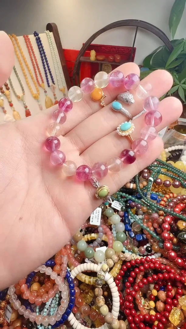 未镶嵌手链萤石念***忘5