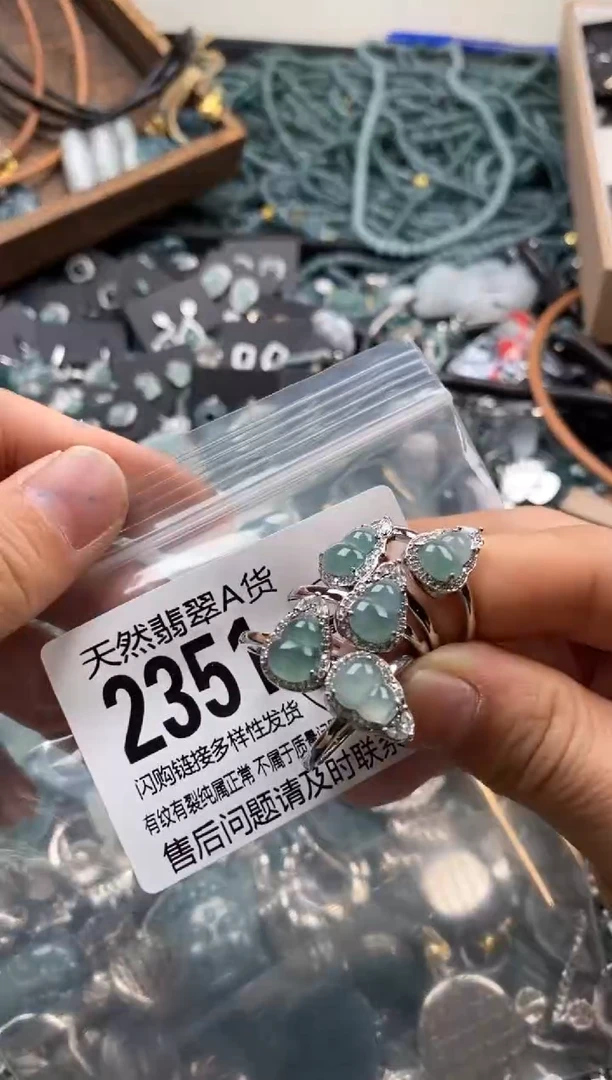 【闪购商品】翡翠颈饰未镶嵌多样性发其一2351
