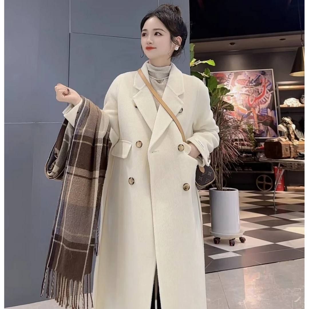 YR-023+小个子时尚修身羊毛大衣秋冬气质呢子外套【汐汐妈】