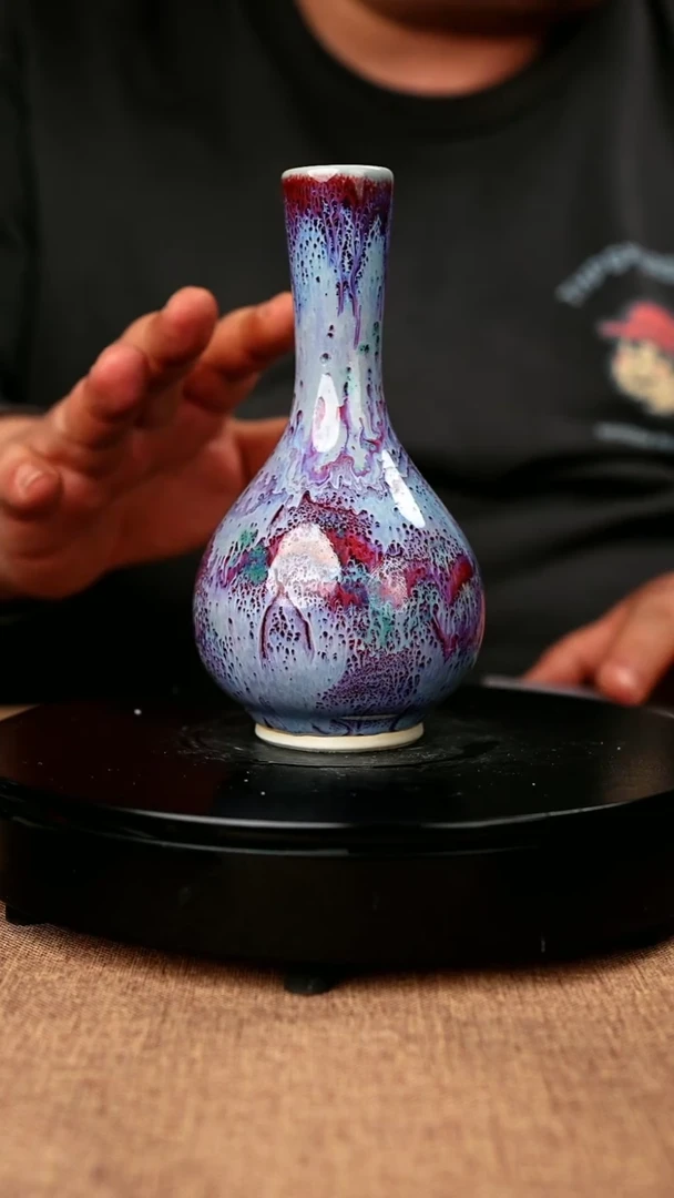 【闪购商品】286#中华窑一级品原矿钧瓷炉钧釉摆件