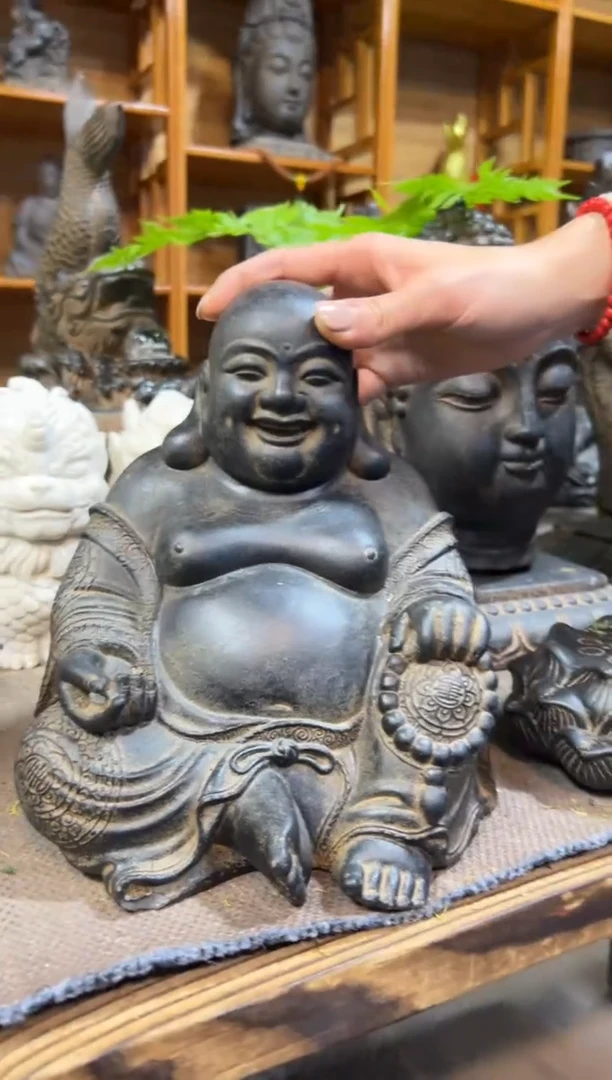 陶土【火山泥】大肚佛