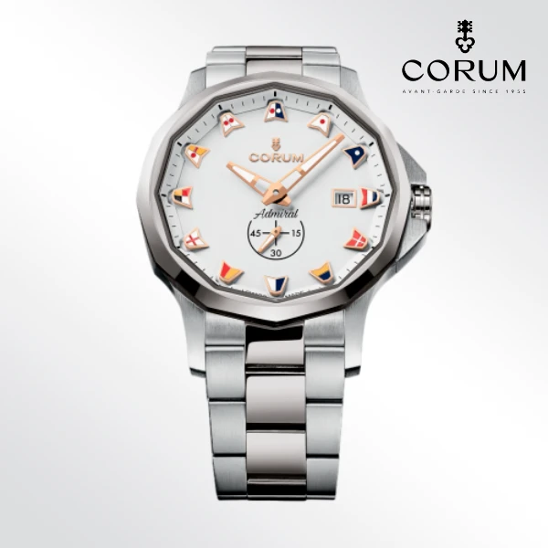 全新未使用 CORUM/昆仑表 海军上将/表径42mm/公价38000元