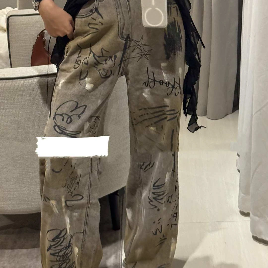 【a194】女牛仔长裤通勤