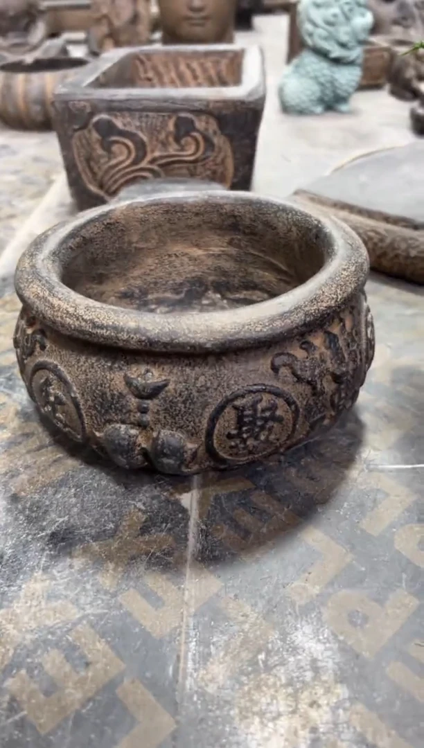 陶土【火山泥】聚宝盆