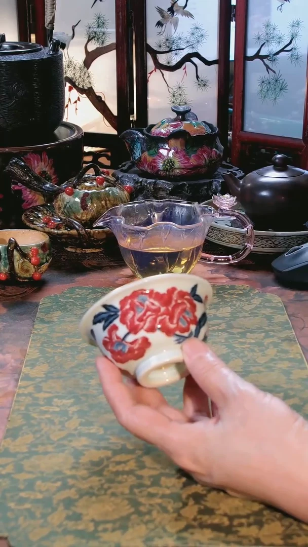 景德镇手绘茶具茶杯
