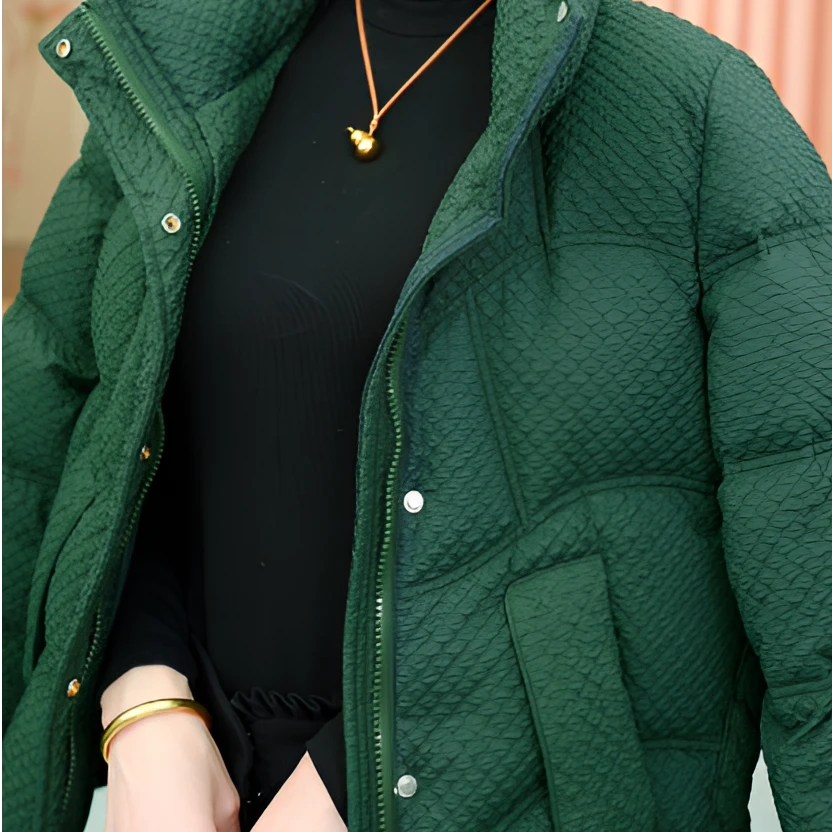 专柜反季 2024年冬新款白鸭绒修身显瘦保暖羽绒外套ZF-R015