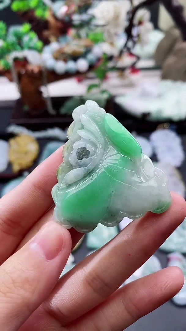 颈饰未镶嵌翡翠天然缅甸A货翡翠