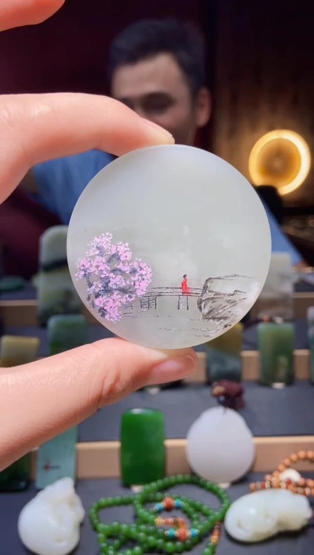 和田玉未镶嵌挂件yc