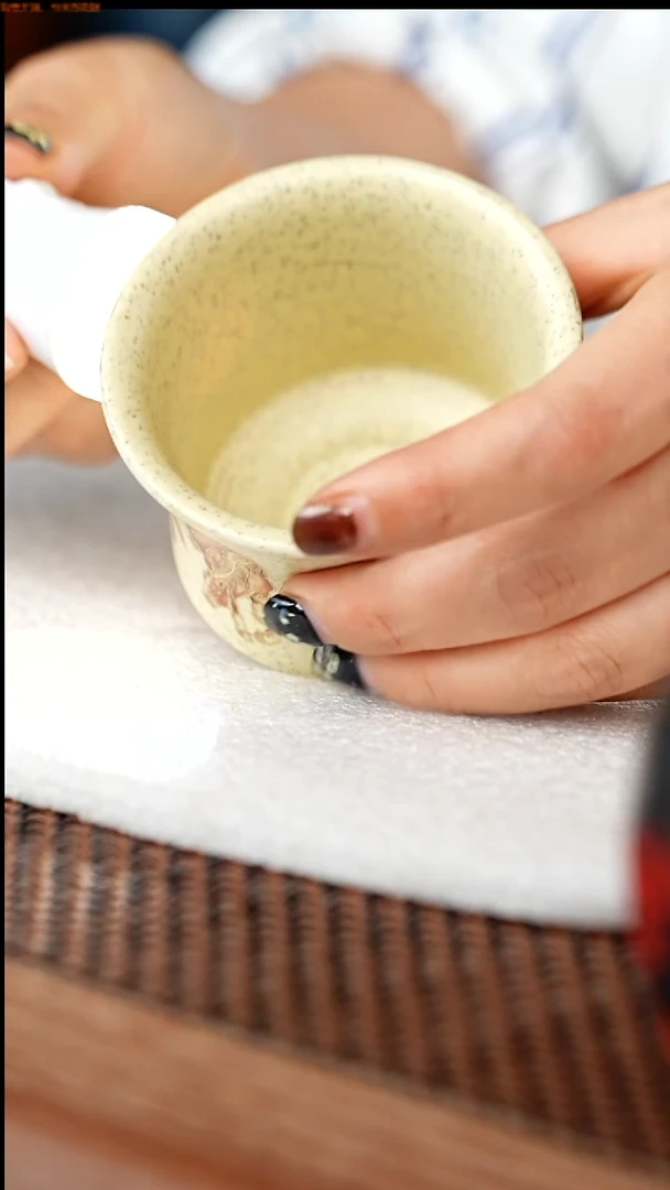 茶杯紫砂原矿主人杯