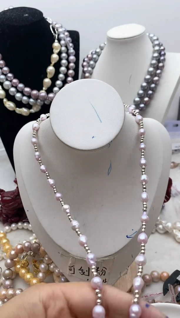 【闪购商品】淡水珍珠颈饰钛钢168