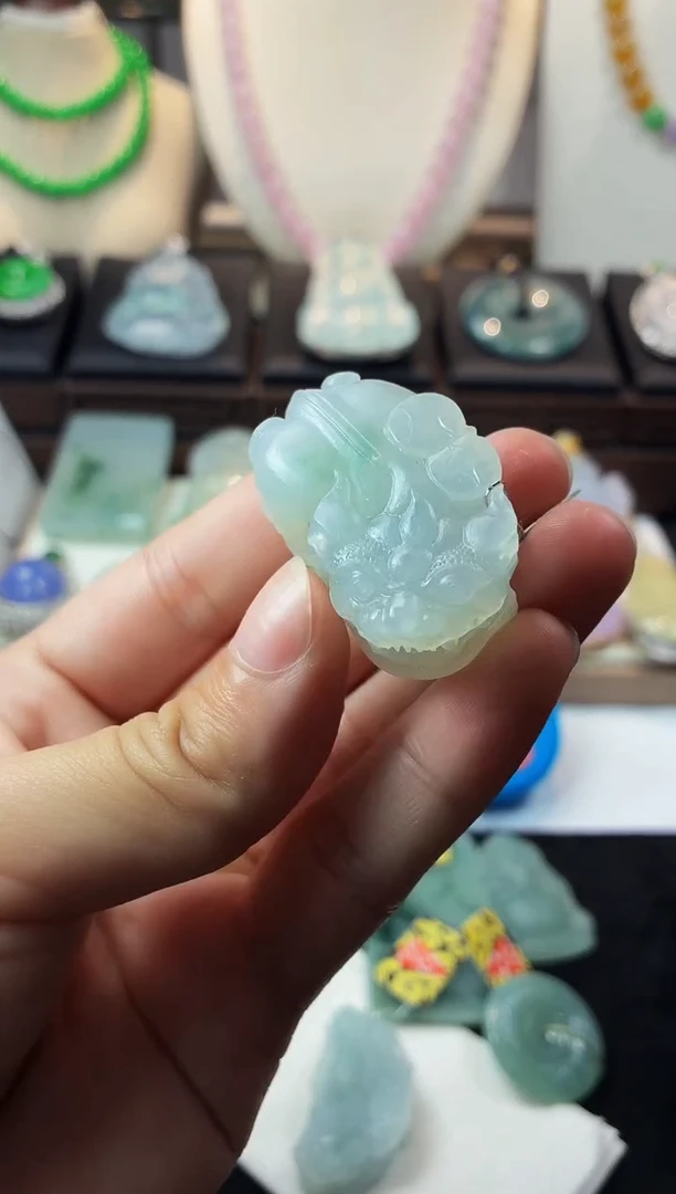 未镶嵌定制翡翠军毛货不退不换