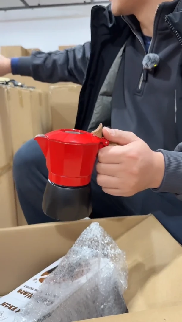 F款红黑双阀2杯陶瓷内胆5.99阀头