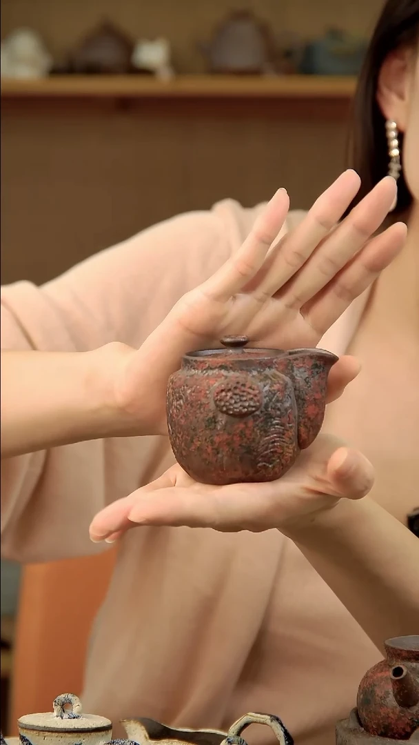 言野手作 岩矿元宝宝瓶