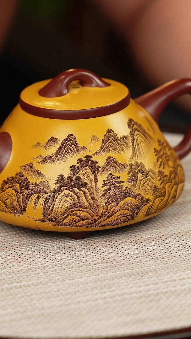 茶壶紫砂龙血砂双拼子冶