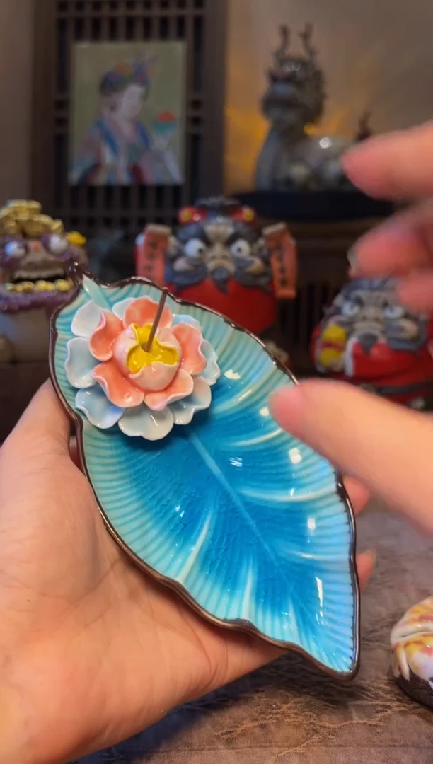 瓷片设计师手工手作款
