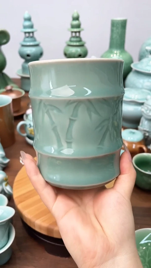 特价福利 微瑕 慧仙青瓷