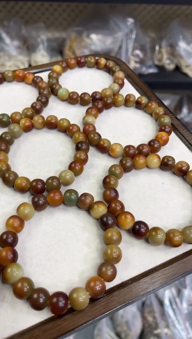 【闪购商品】菩提根/象牙果手串14干磨（242）