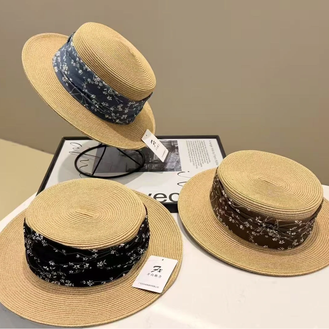 小柒精选-十三行高品配饰#名族风拼接#国风碎花帽#