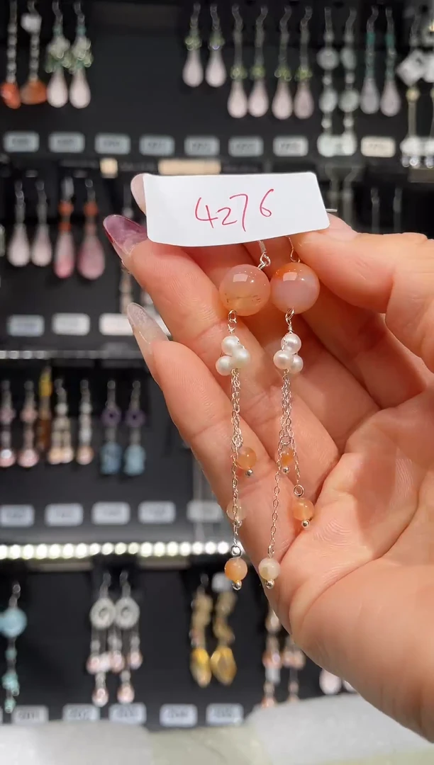 【闪购商品】紫晶耳饰银S925镶嵌喜欢拍