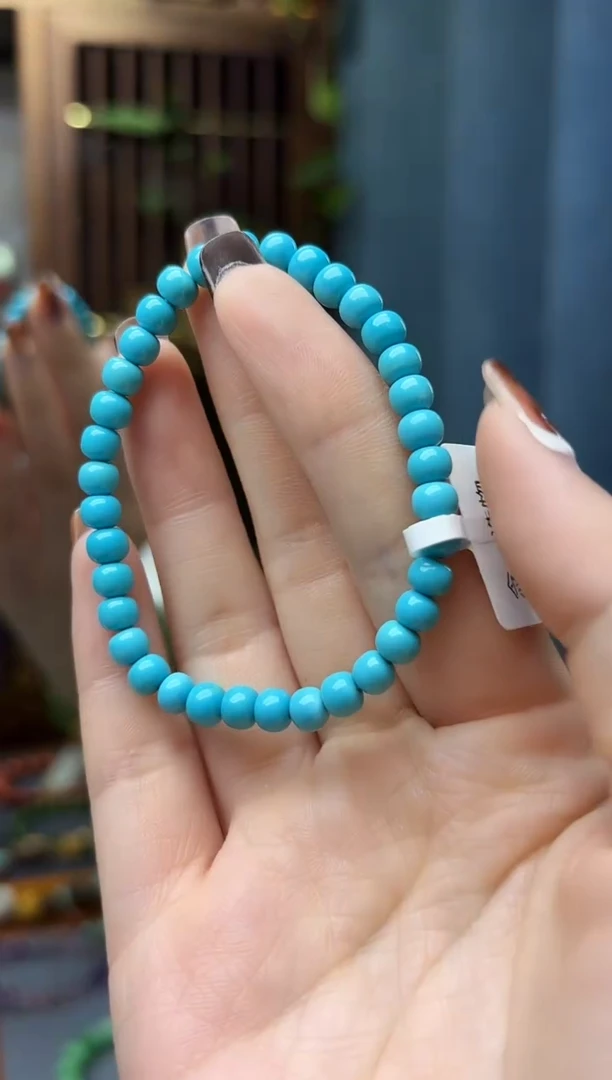 未镶嵌绿松石手串松石老型手串LG