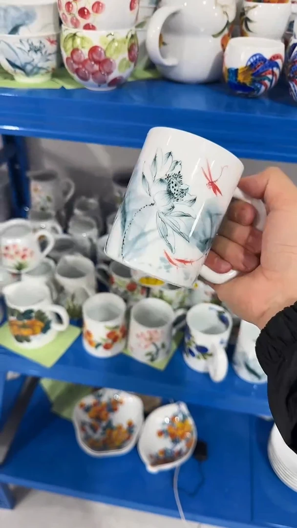 其他景德镇高温瓷（手把杯）