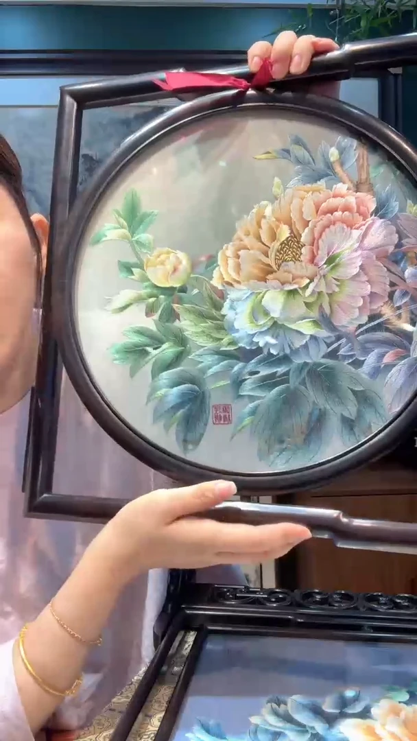 横款非遗苏绣精工双面绣