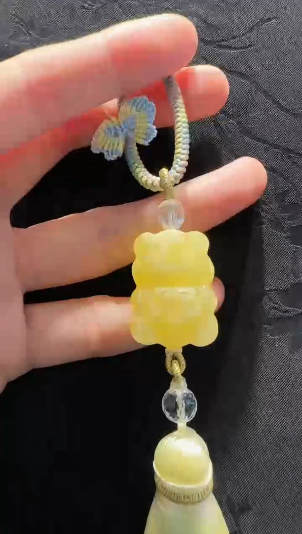 手绳蜜蜡未镶嵌小熊款