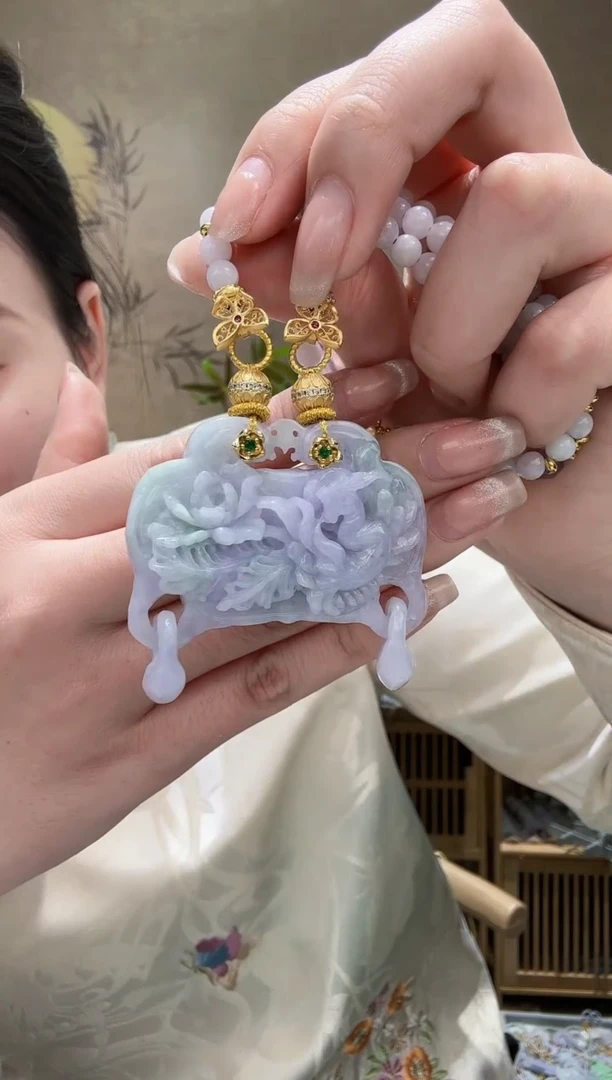 【闪购商品】翡翠耳饰未镶嵌吊坠