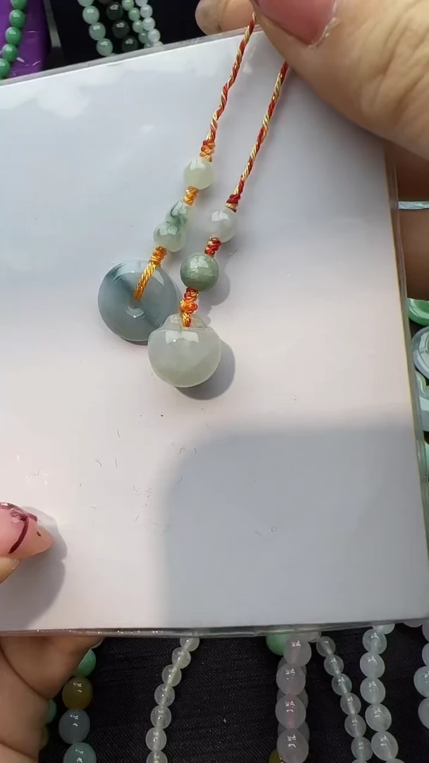 未镶嵌挂件翡翠平安扣苹果