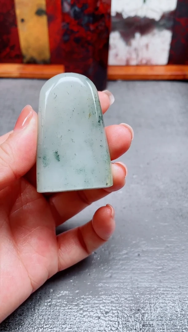 玉桂林鸡血玉素章--42